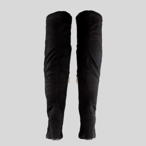 BOTAS PARA MUJER INDI NEGRO