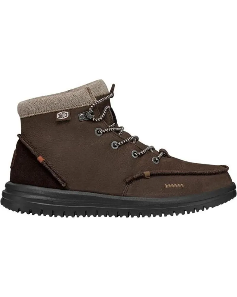 Botines de Hombre HEY DUDE BRADLEY BOOT LEATHER MARRON