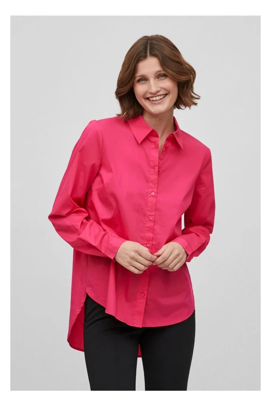 Camisa manga larga Vigimas fucsia