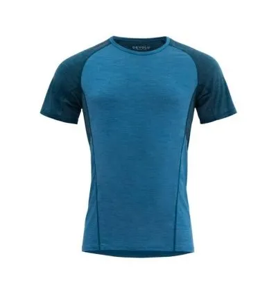 Camiseta Devold CAMISETA RUNNING MERINO 130 HOMBRE (Azul)