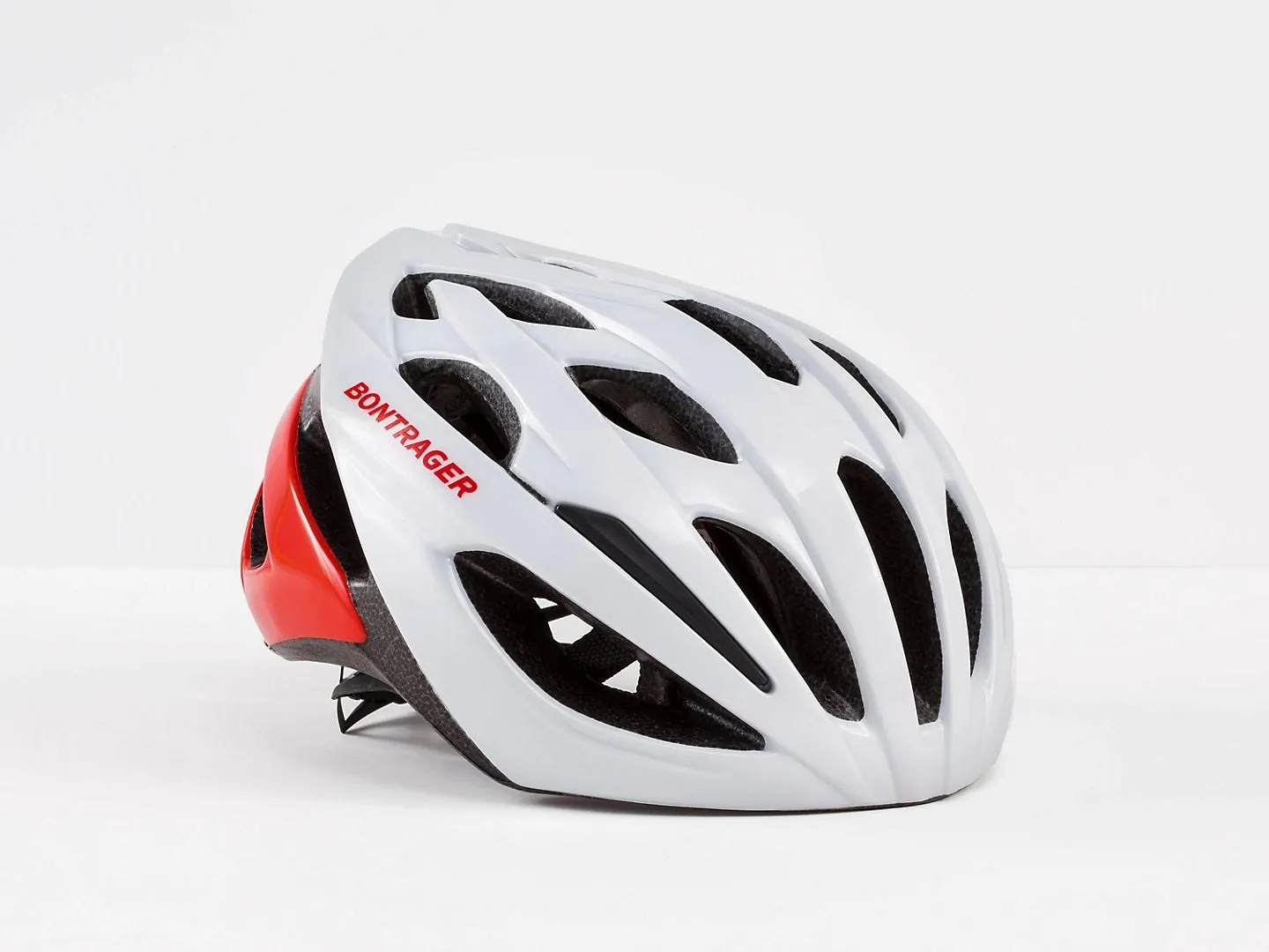 Casco de ciclismo Bontrager Starvos Blanco/Rojo
