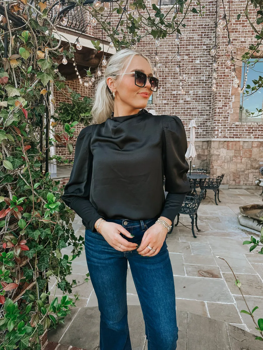 Exceptionally Chic Black Top-