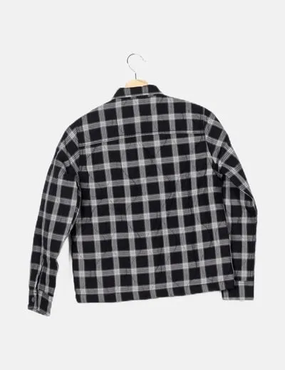 Jack & Jones Chaqueta negra cuadros
