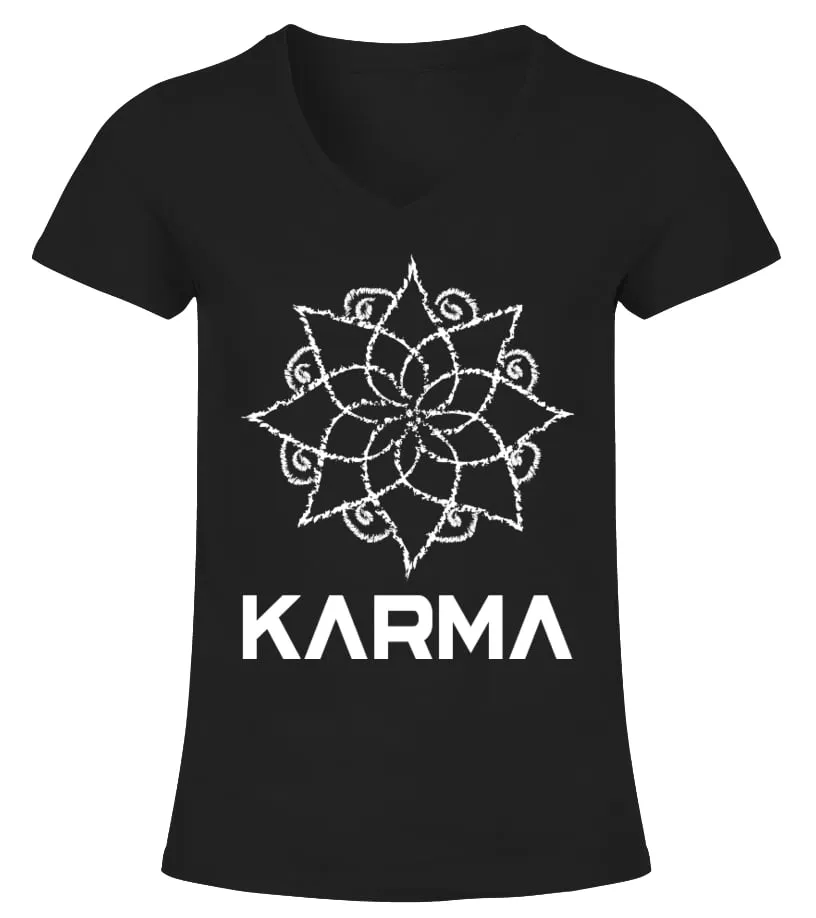 Limited Edition Karma Tank Top Camiseta cuello pico Mujer