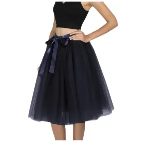Mardi Gras 2024 Women's Basic Versatile Stretchy A-line Flared Casual Mini Skater Skirt