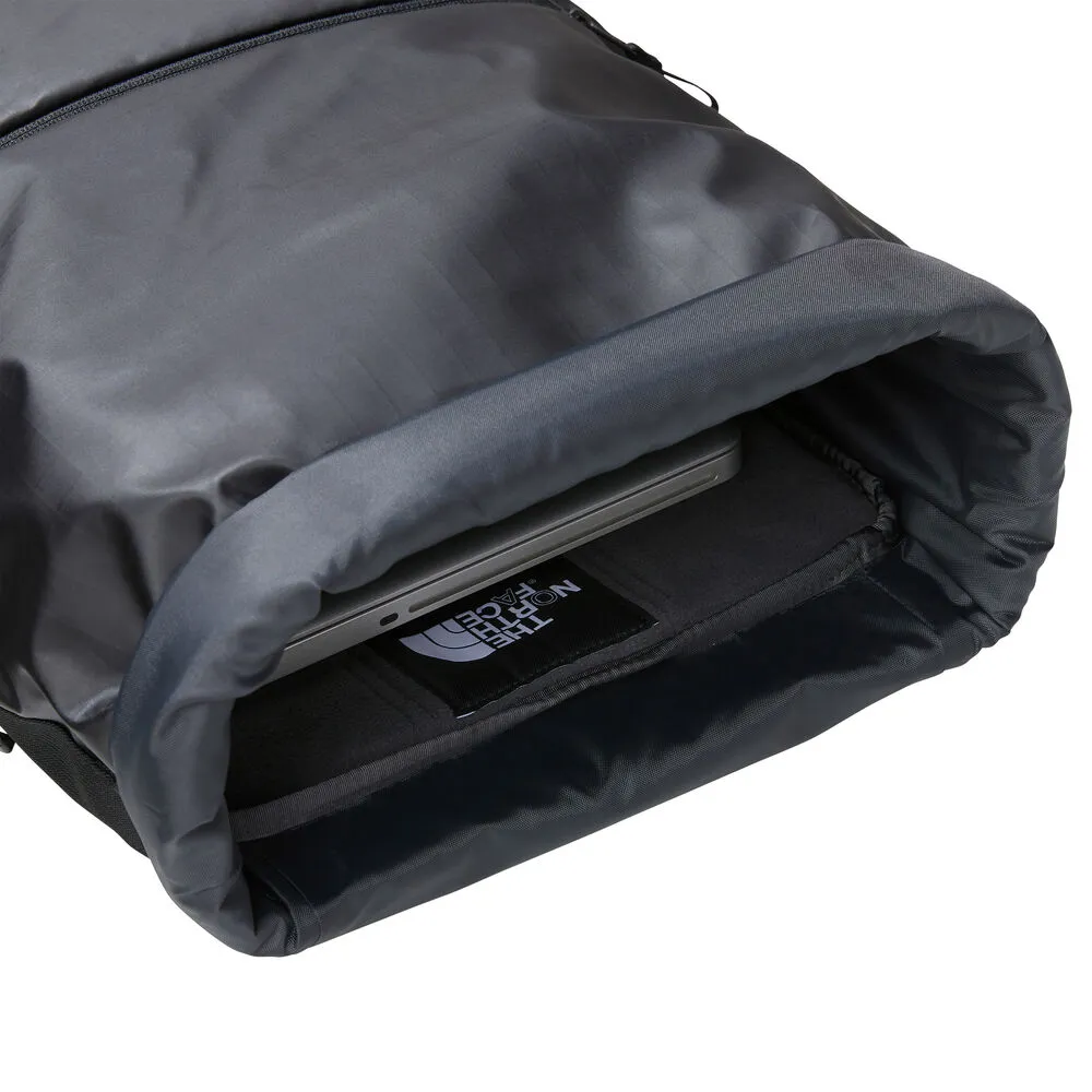 Mochila Negra The North Face Enrollable Rolltop Base Camp Voyager Black