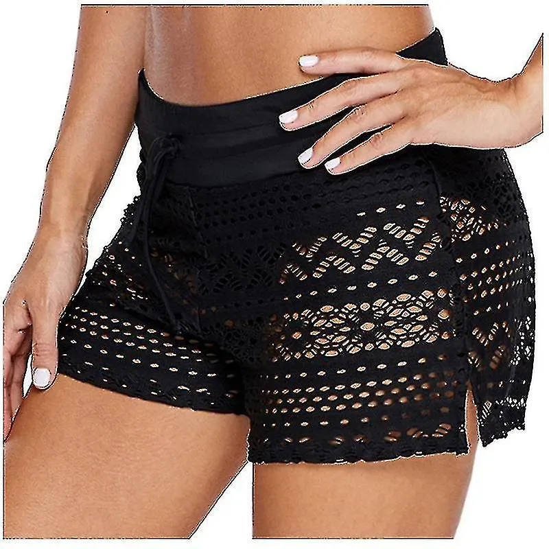 Mujeres Encaje Pantalones cortos de playa Damas Pantalones cortos de natación calientes de verano