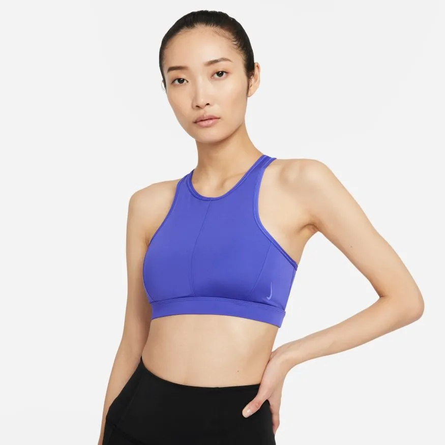 Peto Entrenamiento Mujer Nike Yoga Dri-FIT Swoosh Sports Morado