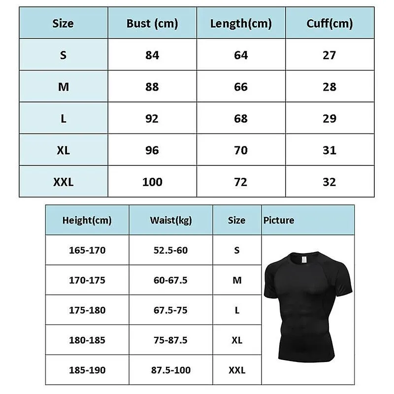 Quality Quick Dry Man S T-shirt Crossfit Gym Male Rashguard Sportswear Compression Fitness Top Running Jersey Sport Shirt Men
