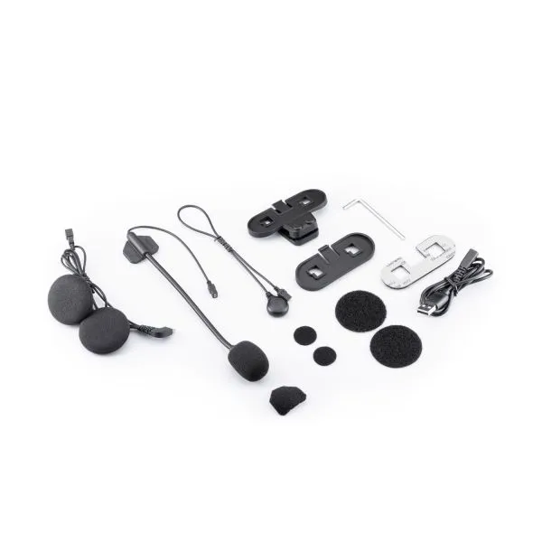 Scorpion Exo Tech Evo Solid Black + Kit Bluetooth Lokui K30 