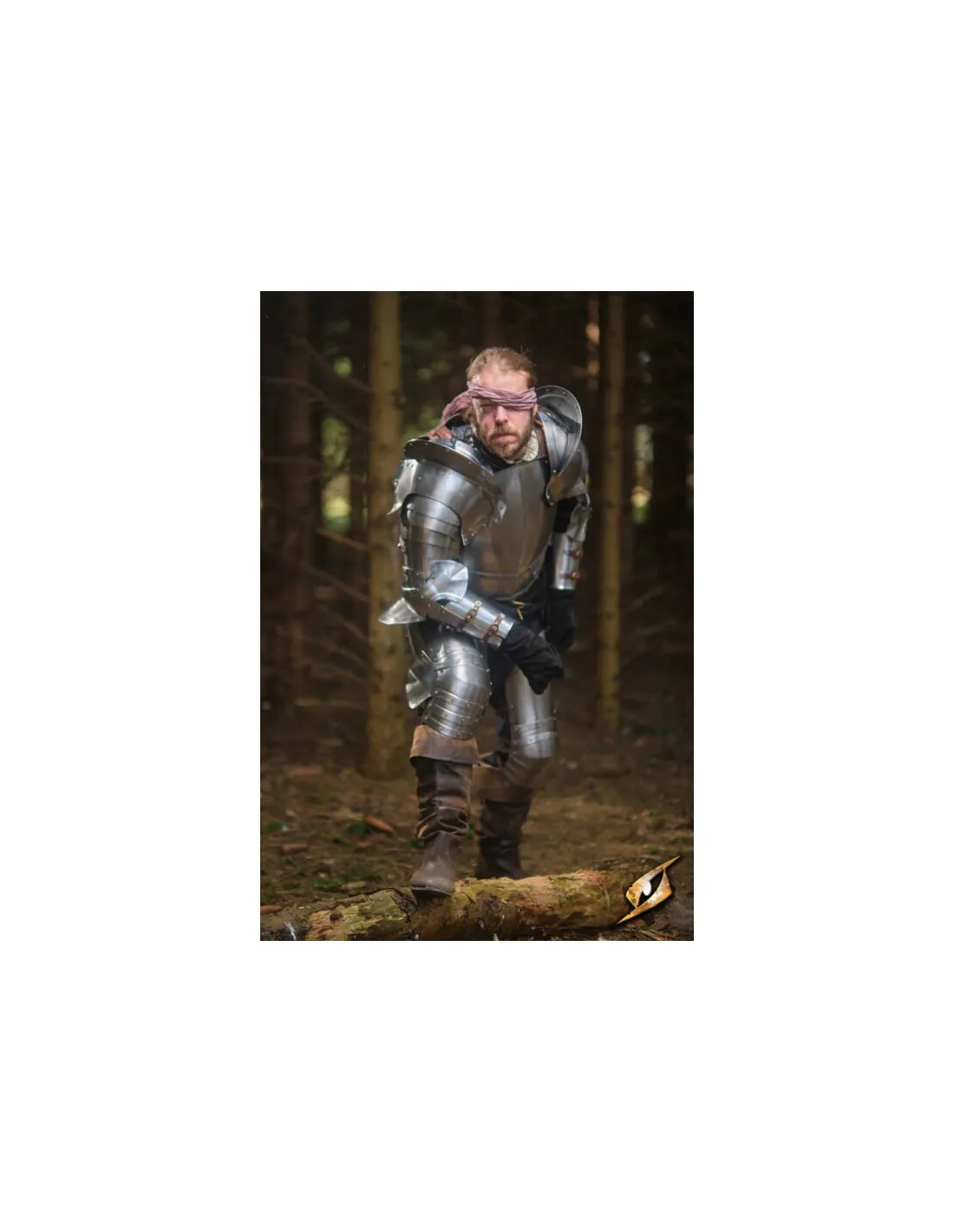 Set completo en acero pulido serie Capitán, Epic Armoury