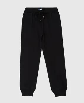 Stefano Ricci Children's black joggers