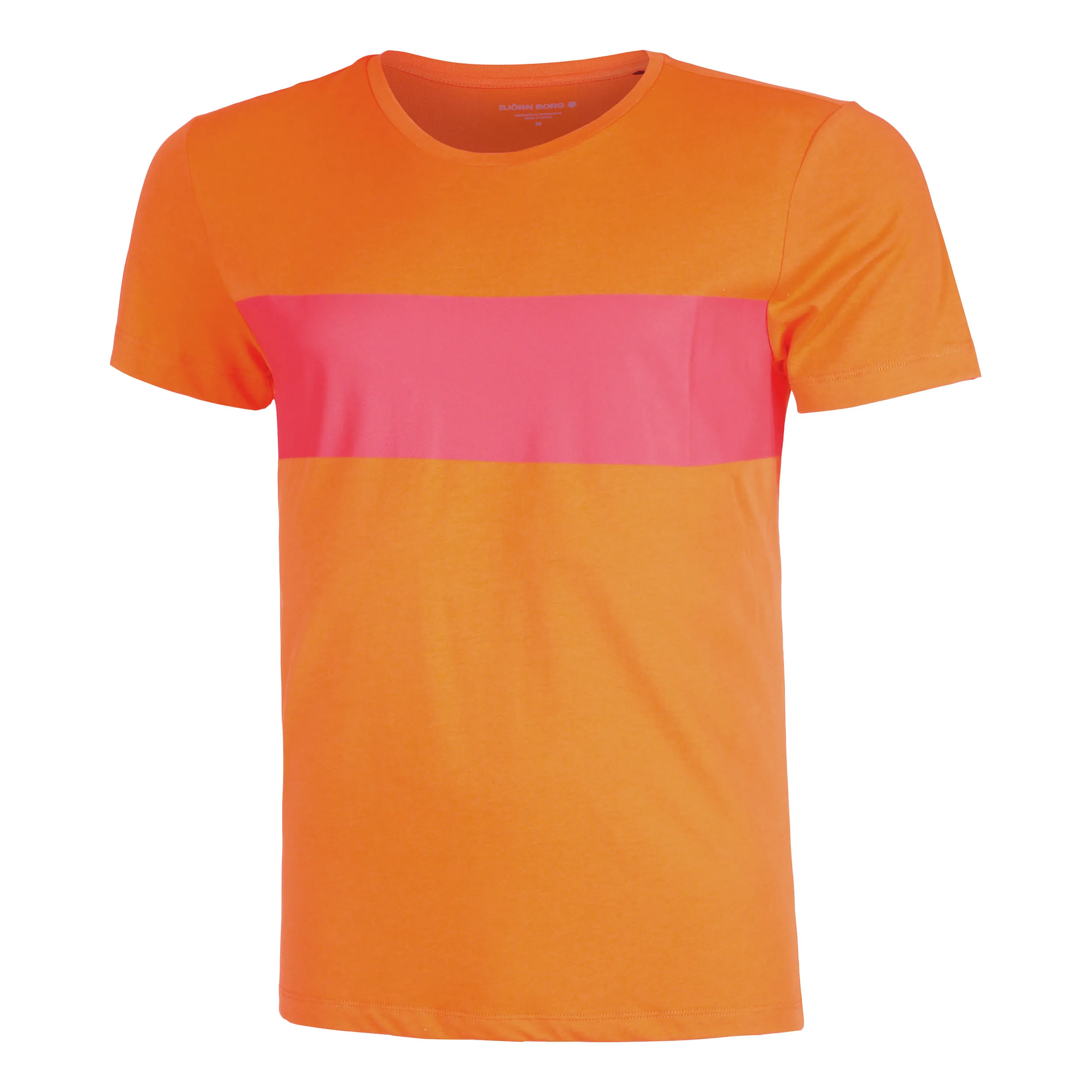 Stripe Camiseta De Manga Corta Hombres
