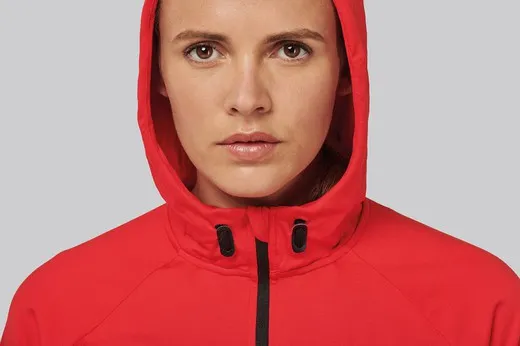 Sudadera deportiva capucha 1/4 cremallera