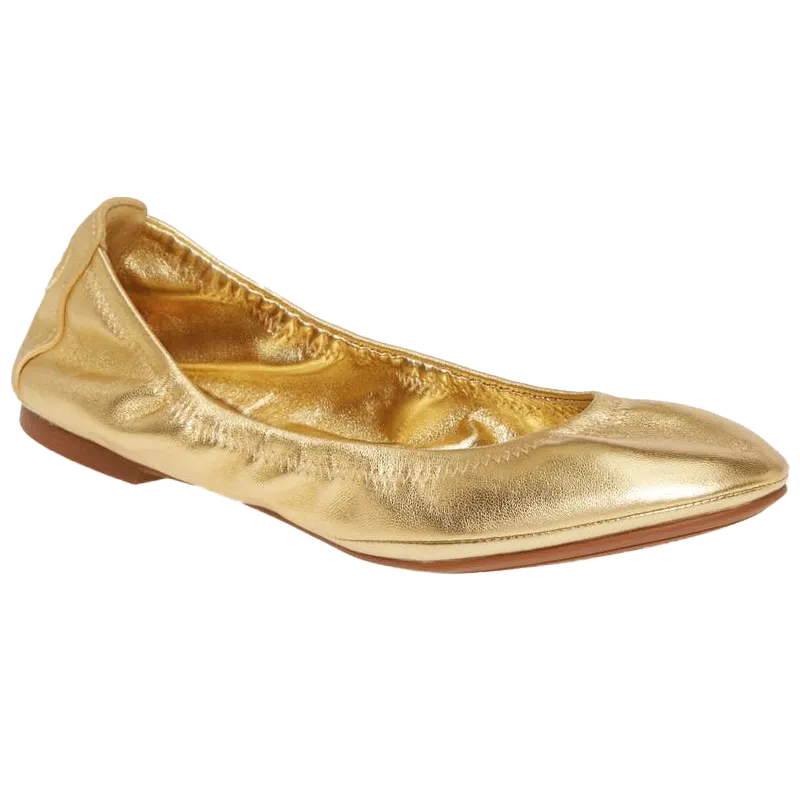 TORY BURCH Bailarina Dorado