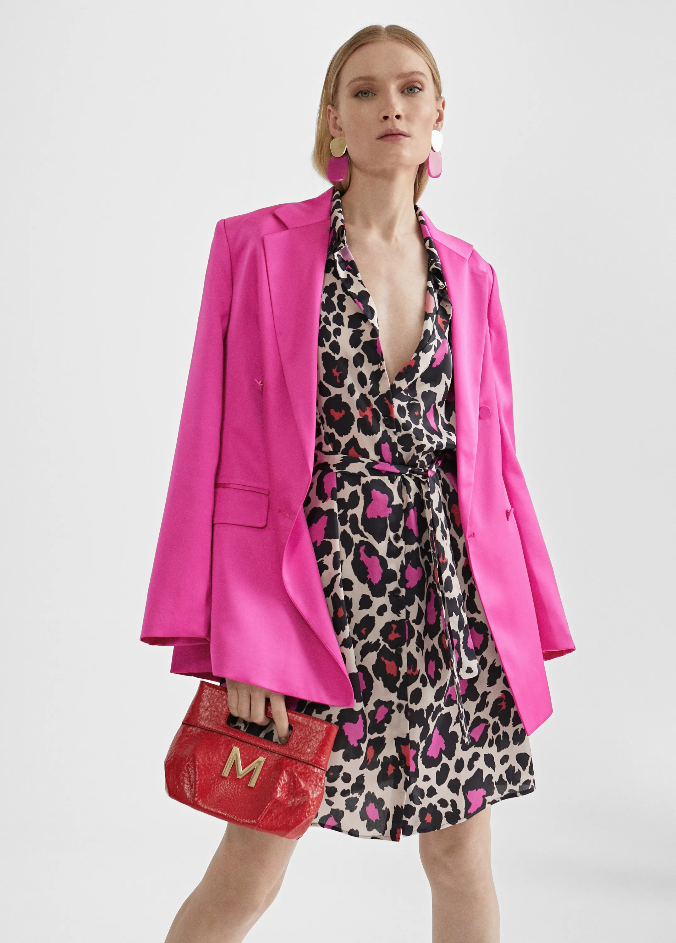Vestido ml corto estampado Lola Casademunt