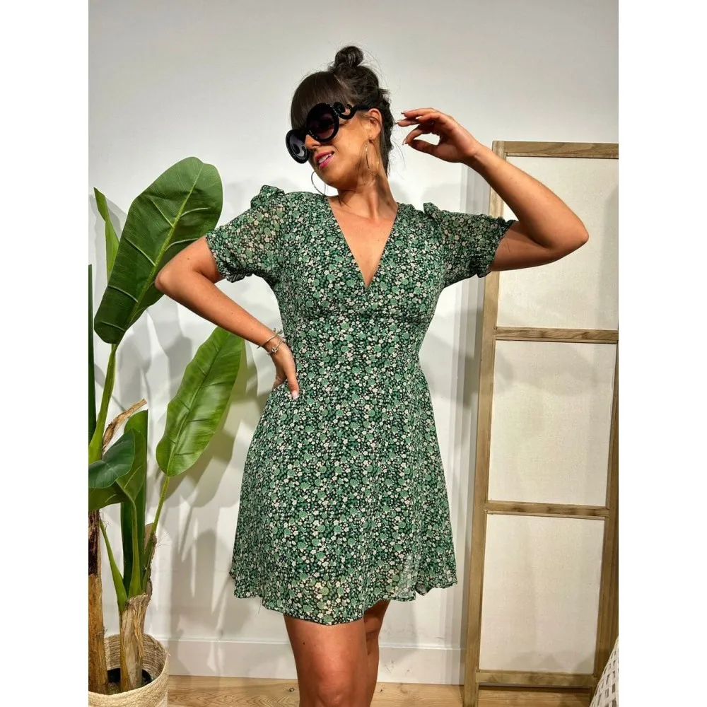 Vestido Vaporoso Estampado HAYDAR