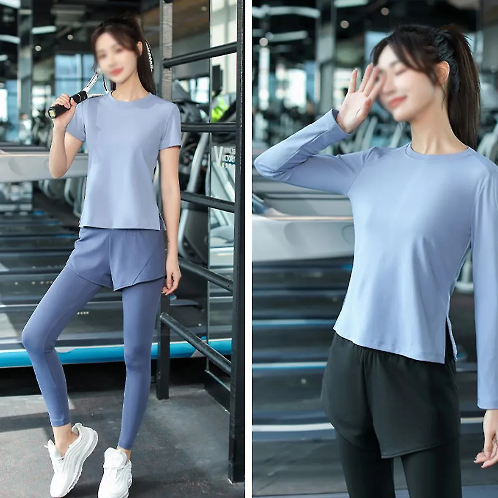 Women's 5pcs Sport Suits Fitness Yoga Running Athletic Tracksuits