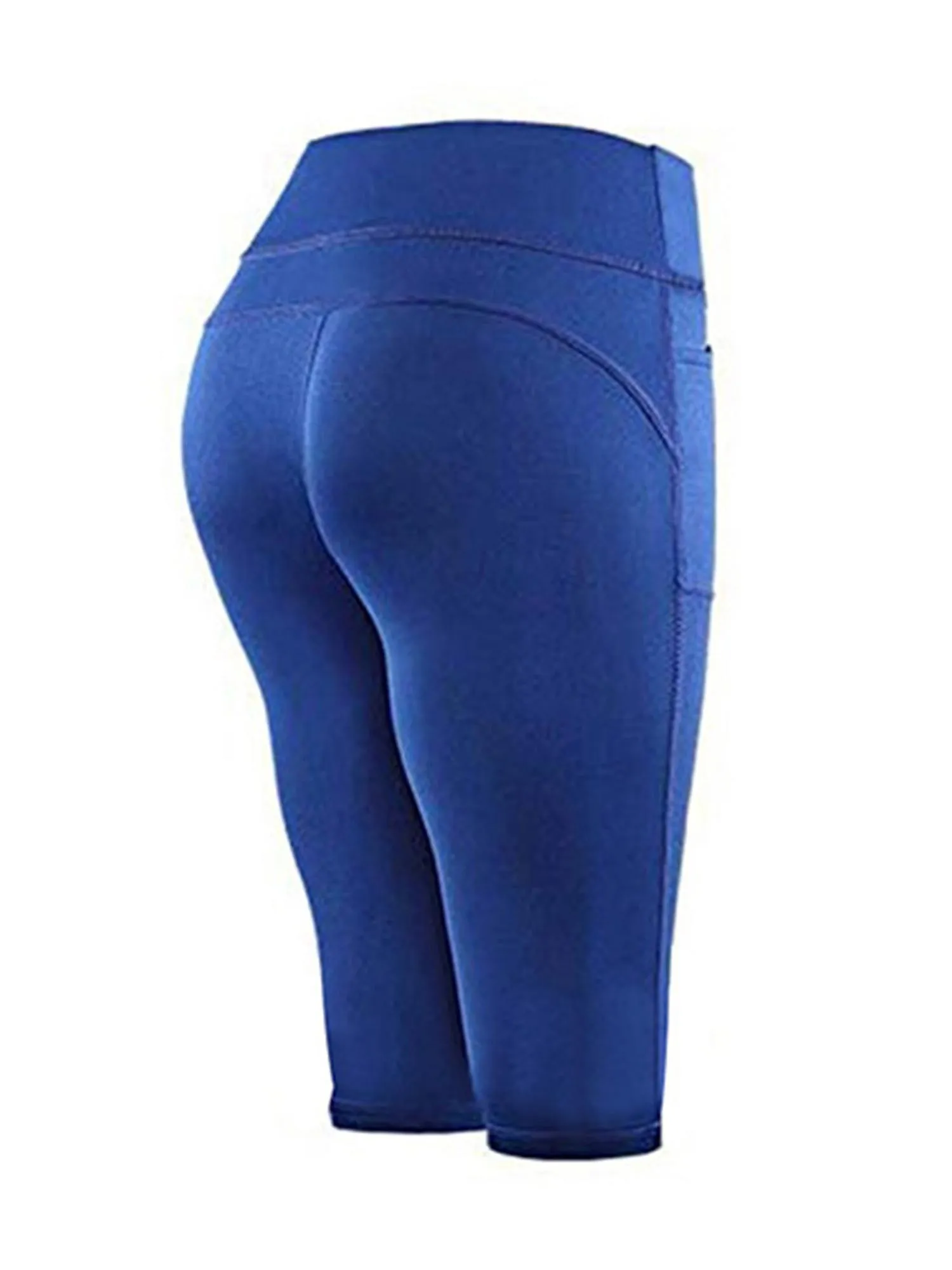 Women's Quick-drying Pocket Yoga Exercise Five-point Pants