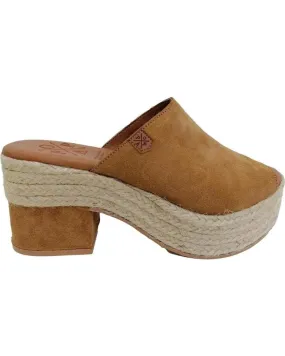 Zuecos de Mujer POPA MATIRA-003 CUERO CAMEL